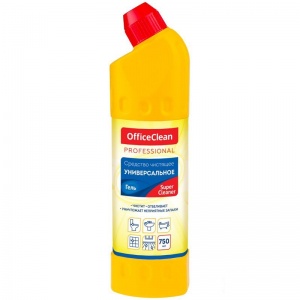 Средство для сантехники OfficeClean SuperCleaner, гель универсальный, 750мл (230206)